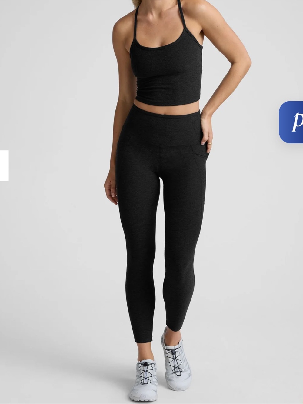 Out Of Pocket High Waisted Midi Leggings - Darkest Night medium beyond yoga